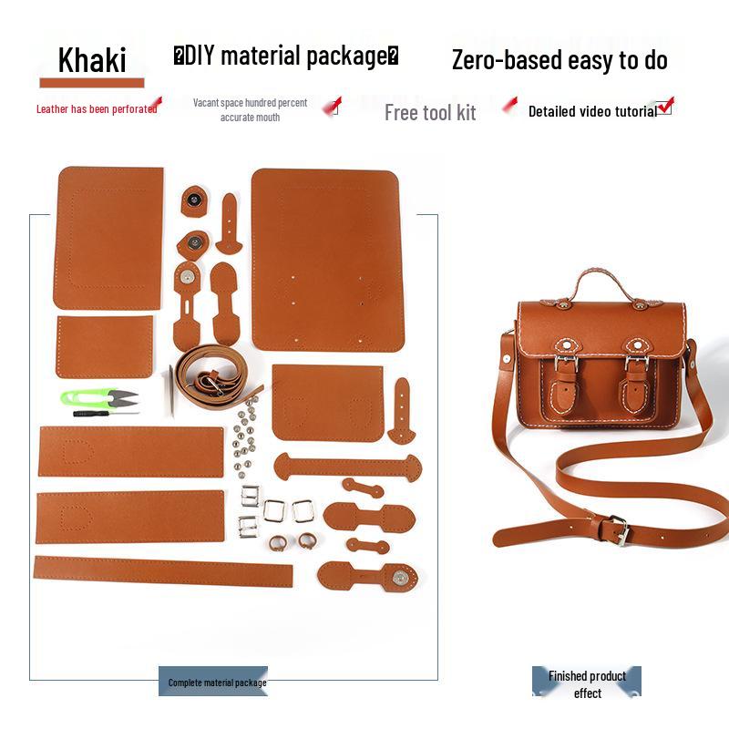 Набор для маленькой сумки кроссбоди Кембридж ручной работы: В комплекте вязальная спица, нитки и инструкция