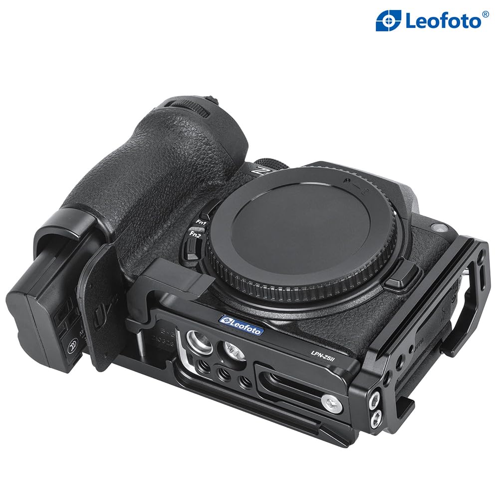 Пластина Leofoto для Nikon, фрезерованная, совместимая с быстросъемными креплениями LPN-Z5II L-образной формы Z5II, совместимая с Arca-Swiss, алюминий 6061-T6,