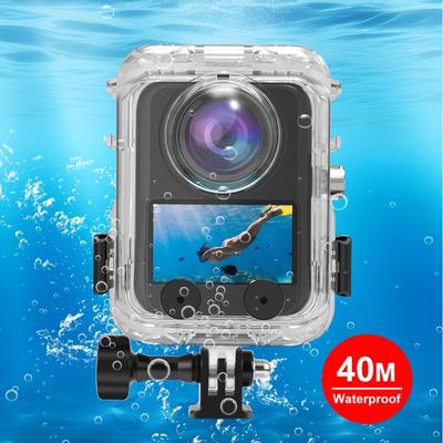 Для DJI Osmo 360 PULUZ Водонепроницаемый чехол для камеры 40 м Глубина Погружной корпус Подводная крышка (прозрачный)