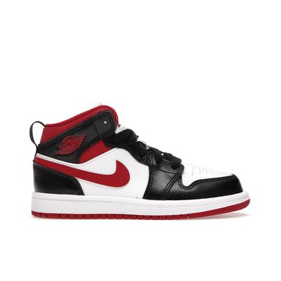 Кроссовки Air 1 Mid PS Black Gym Red Детские Белые 640734-122