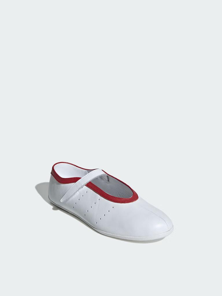Обувь Adidas - STAN SMITH BALLET - Универсальные туфли на низком каблуке для женщин - Узор 'Трилистник' Adidas J06940