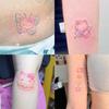 Hello Kitty Tattoo Sticker Tattoo Set Friendship Couple Gift Set 24p, Pink Kitty Tattoo Sticker 12p Random Delivery