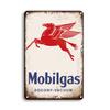 Vintage Decor Shabby Chic Metal Tin Signs Gulf Esso Agip Man Cave Wall Decoraion Motor Oil Garage Wall Stickers Gas Decor Pla