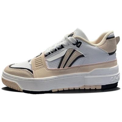 Кеды для скейтбординга Li Ning Fan Wu 1 с низким верхом Женские кеды для скейтбординга Белый Розовый ABCK004-1