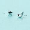 Xiaomi 2019 100% 925 Solid Sterling Silver Women Fashion Heart Cross Star Charm Stud Earrings Friendship Gift Teen Girls Friends