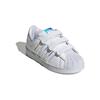 Adidas Детские кроссовки Superstar Little Kid Iridescent White Cloud-White Core-Black GV8903