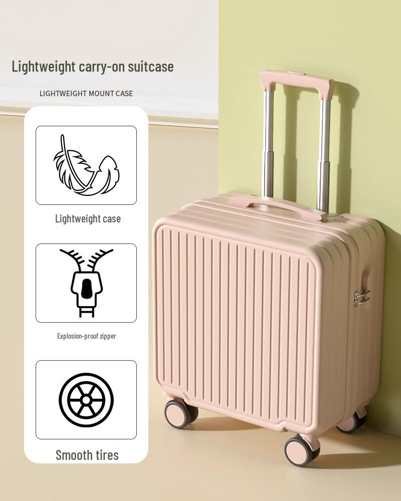 Многофункциональный 18-дюймовый чемодан для ручной клади для девочки с замком TSA и 20-дюймовым отделением для хранения