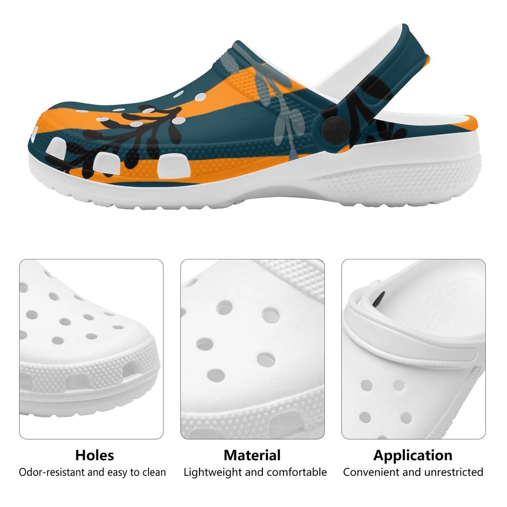 Trendy Printed EVA Clogs Adult Unisex Soft Sole Soft Comfortable Slip On Casual Footwear Summer Sandals Indoor Outdoor Daily Wear