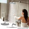 Large Stainless Steel Shower Head 360 Degrees Water Discharge High Pressure Rainfall