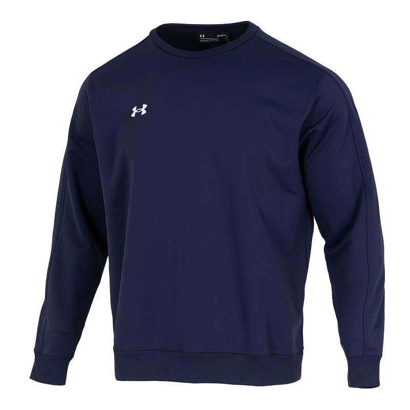 Under Armour Ветрозащитная повседневная трикотажная куртка с воротником-стойкой, мужские куртки синего цвета 24600304-409