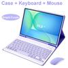 Чехол для Samsung Tab S10 FE 10,9 дюйма, Чехол-клавиатура Bluetooth для Galaxy Tab S10 FE 10,9 SM-X520/X526/X526B