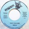 7inch Record SIZZLA - Have Your Own FB14 Ffrench Jamaica Reggae, Ska & Dub Used