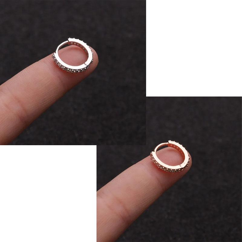 1PC Stainless Steel Septum Clicker Hoop Ring Nose Labret Ear Tragus Cartilage Daith Helix Earring Stud Body Piercing Jewelry
