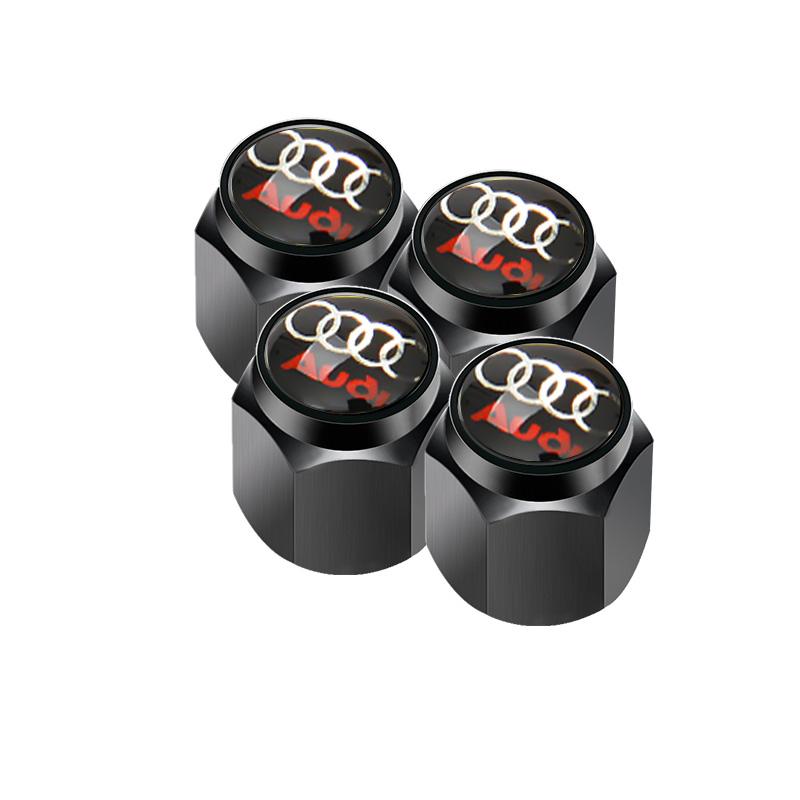 2026 Alloy Car Wheel Tire Valve Stem Caps Covers For S1 Sline R8 B6 Quattro TT A4 A5 A6 A3 A1 A7 S6 S8 S4 S2 RS3 RS5 Q3 Q5 Q7 2x