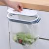Wall-Mounted Rubbish Bag Holder Storage Rack Kitchen No Punching Hang Bracket Hook Cabinet Door Hanging Rack Kitchen Trash Can