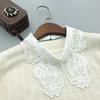 Peter Pan Collar Pajama Women Collar De Perlas Moda Hombre Naturales Piedra Fake Collar t Shirt for Men Pastoral Clerical Collar