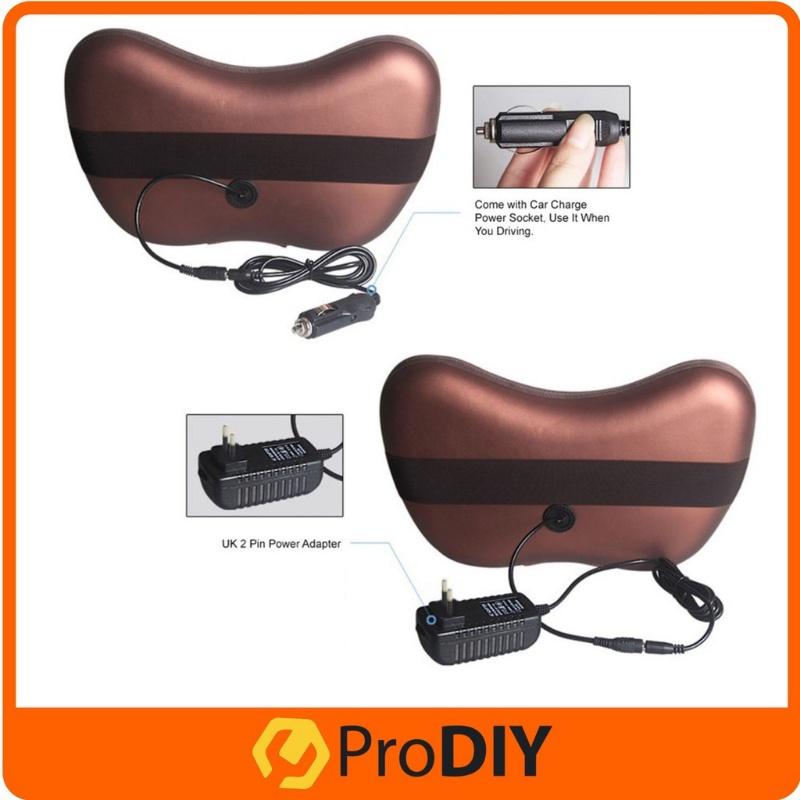 Массажная подушка Валик для автомобиля, дома и офиса Роликовый массажер для электроники всего тела