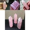 Exquisite Natural Rock Rose Quartz Crystal Point Healing Stone Obelisk Wand For Spiritual Growth