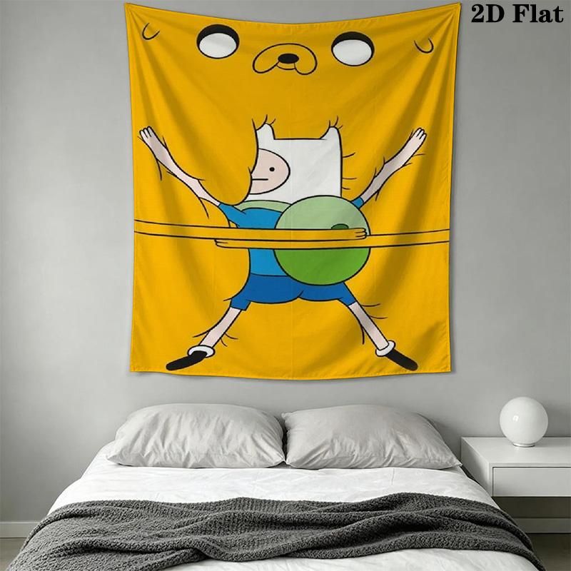 Adventure Time Pattern Home Decor Tapestry, Wall Hanging, Decorative RV Wall Cloth.MGT0918427