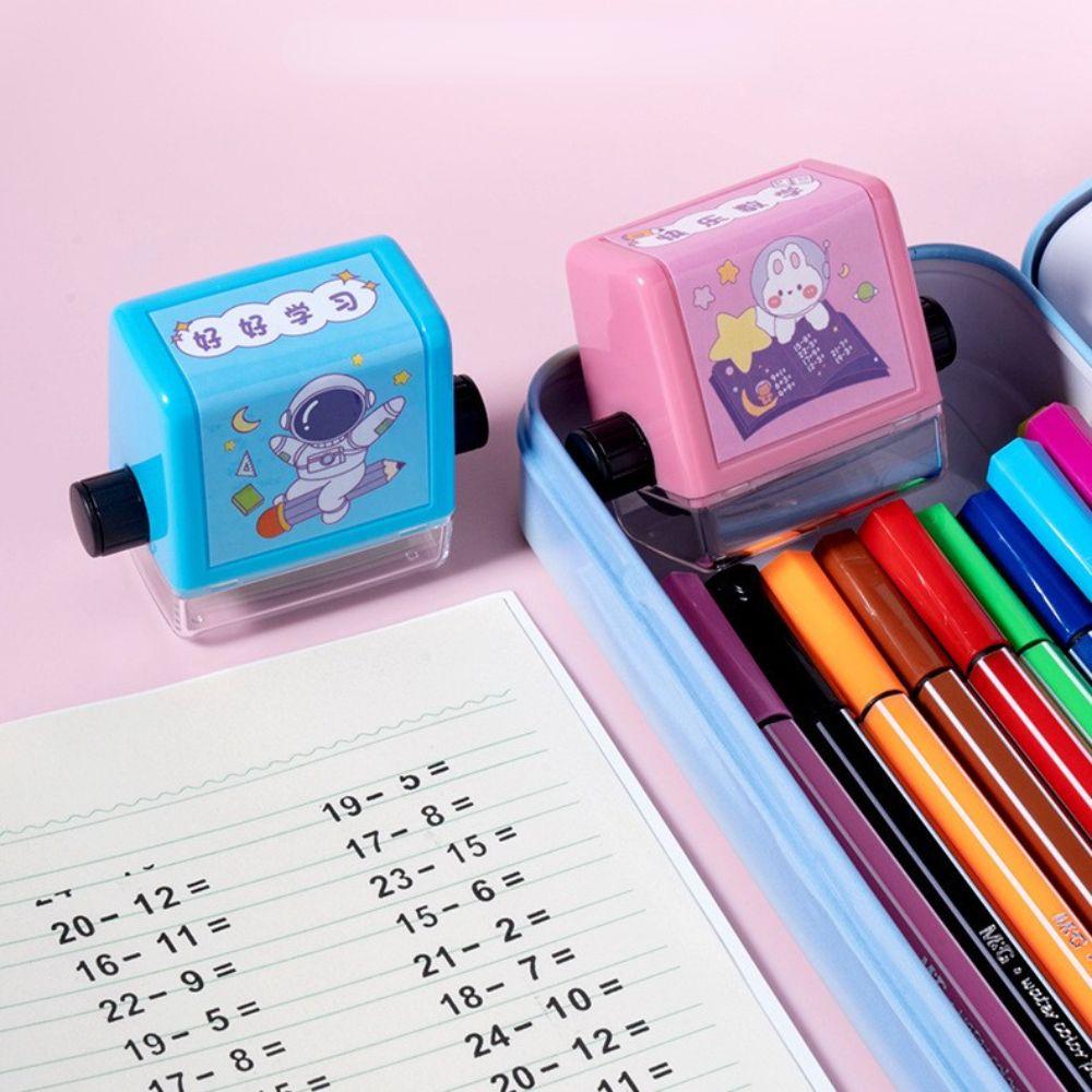 Stationery Division Math Calculate Number Rolling Stamp Arithmetic Stamp Math Practice Roller