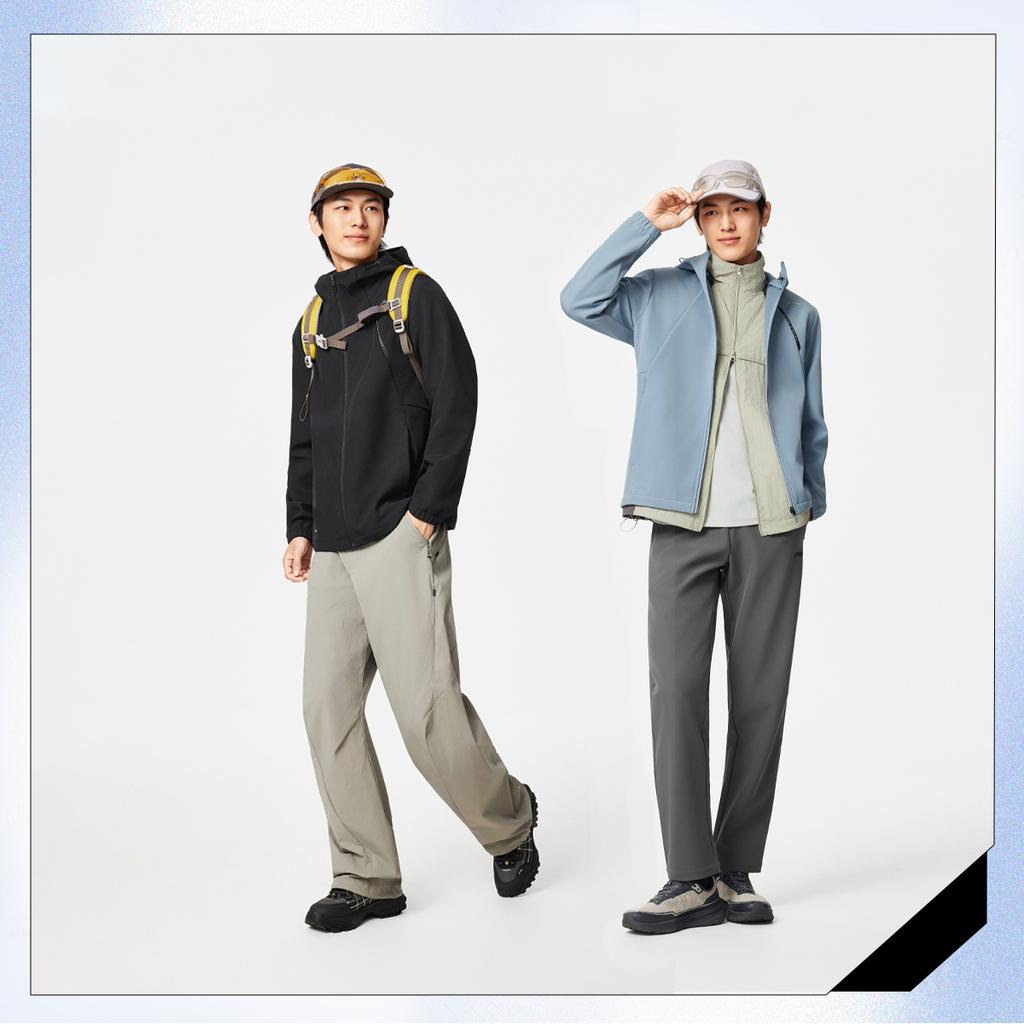 Li Ning Fitness Series Water-Resistant Warm Hooded Versatile Windbreaker Men Outerwear AFDVB33-7