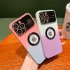 Защитный чехол для камеры Magsafe с большим окном для iPhone 14 12 11 13 Pro Max Plus, мягкий чехол с логотипом и градиентом, магнитный чехол