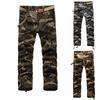 Модные мужские камуфляжные брюки, повседневные брюки с несколькими карманами, мужские тонкие длинные брюки, свободные прямые брюки