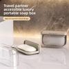 Портативная мыльница розовая подставка для мыла в ванную новая дорожная мыльница для туризма на открытом воздухе