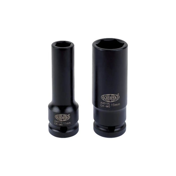 Douille à choc - BONI-SHOP® - 1/2 pouce 22mm 6 pans - Acier Cr‑Mo - Entraînement 1/2" - Résiste aux couples élevés