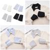 Sleeve Wrist Cuffs Polyester Detachable Striped/Solid Color Shirt Accessory for for Hoodie Sweater Dress Shirt Ornament
