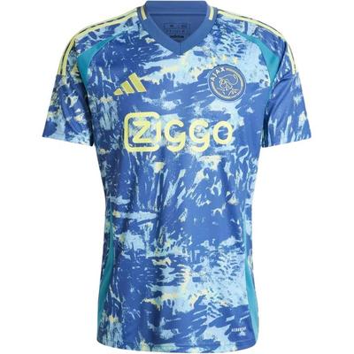 adidas Мужская выездная майка Ajax Amsterdam 24/25 с буквенно-цифровым принтом синяя IT6162