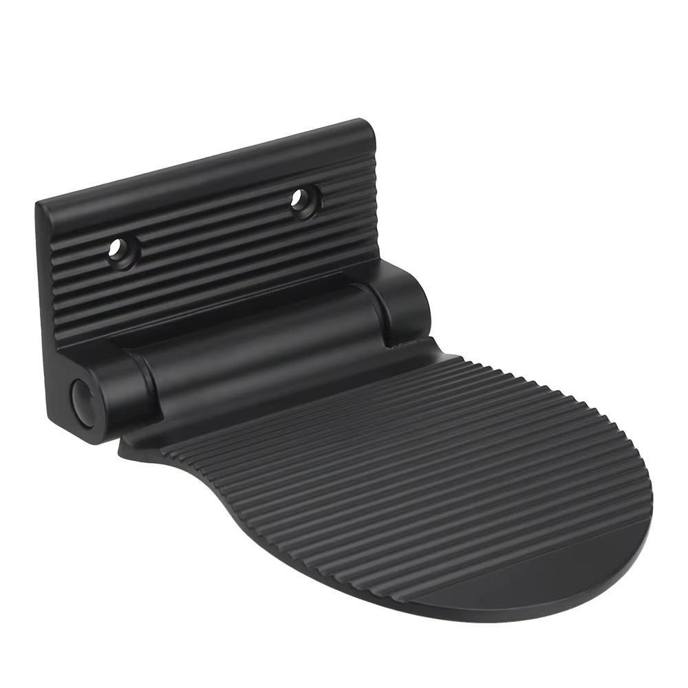 Aluminum Zinc Zinc Alloy Bathroom Pedals Wall Mounted Shower Footstool Stable Shower Foot Rest  Shaving