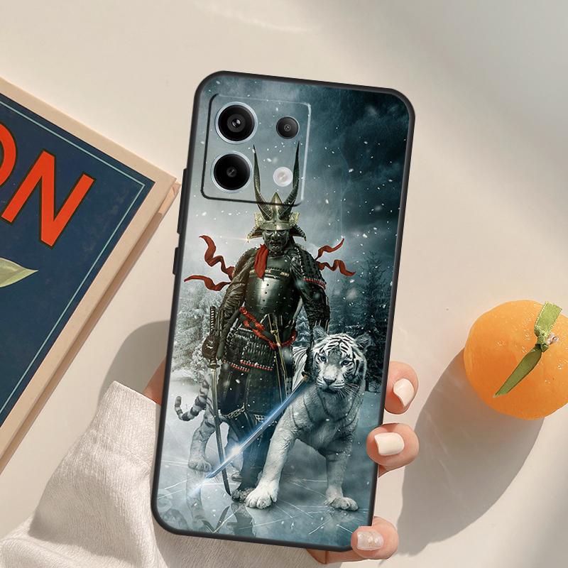Samurai Japan Art Funda For Xiaomi Redmi Note 14 13 9 10 11 12 Pro 9S 10S 11S 12S Redmi 13C 10C 12C 14C Case