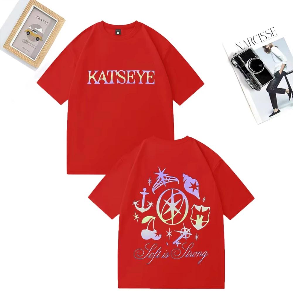 Katseye Fashion Printed T Shirt Men's Women's High Quality Vintage Kidks T-shirt Tops Hip Hop Streetwear Short Sleeve Tee Shirt