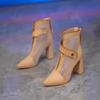 Fashion Shoes Female 2025 High Quality Pointed Toe Women's Boots Fashion Mesh Breathable Shoes Women New Best Seller Zipper Sandal Boots