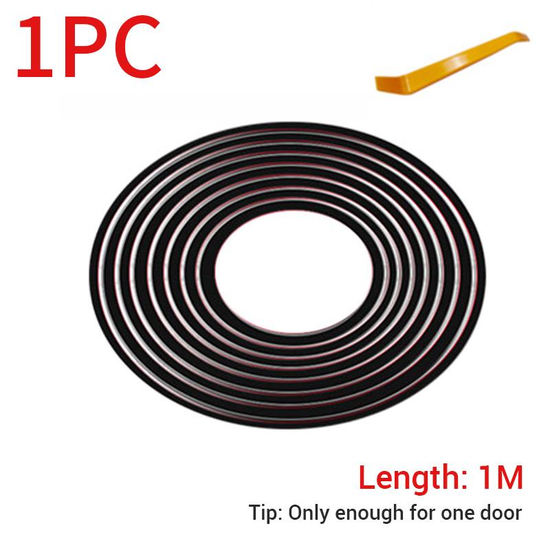 SEAMETAL Car Window Seal Strip Car Window Lift Sealing Strips Auto Rubber Side Window Filler V Shape Weatherstrip Noise Insulation Goods