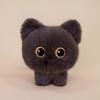 Siamese Cat Stuffed Doll Stuffed Animals Black Cat Plush Boy Girl Cat Plush Toy  Holiday Gift