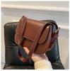 Chic Vintage Small Square Pu Shoulder Bag For Women Trendy 2021 Fashion Retro Purse