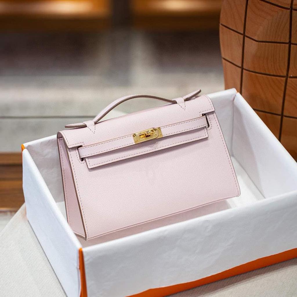 Женская мини-сумка Kelly из натуральной кожи 2023 г.: Модная сумка через плечо с модным узором «пальмы»