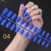 Новые матовые накладные ногти с квадратной головкой своими руками матовые накладные ногти полное покрытие искусственные ногти балетные съемные(Нет клея)