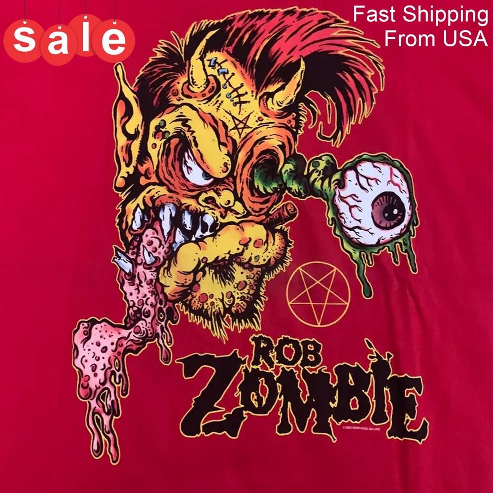 Новая футболка Rob Zombie Demonoid Подарок для фанатов Унисекс S-5XL Футболка SB031 Унисекс Футболка