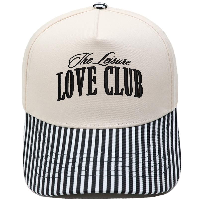 LOVE CLUB объемная вышивка цветовое сочетание кепка водителя грузовика мужская женская пара повседневная солнцезащитная бейсболка