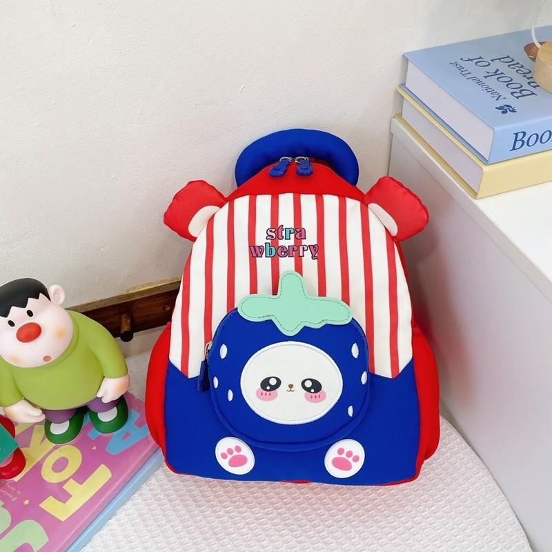 Adorable Stylish Kids Backpack In Red Pink Green Or Purple For Preschool Fun