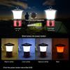 LED Camping Lantern USB Rechargeable Retro Camping Tent Light Portable Outdoor Flashlight for Power
