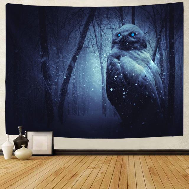 Лошадь искусство пейзаж гобелен настенный геометрический гобелен в стиле хиппи домашний декор комнаты эстетическое украшение