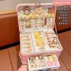 Premium Princess Hair Accessories Gift Set Girls Handmade Ties Clips Decorative Bands In Elegant Box