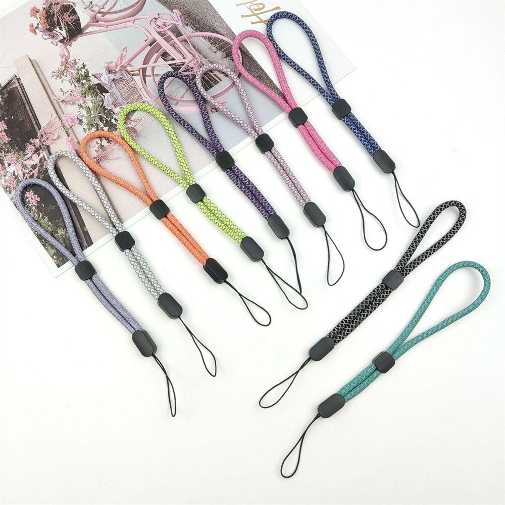 Регулируемый ремешок для сотового телефона Флуоресцентный ремешок для телефона на запястье Цепочка для мобильного телефона DSLR-камера