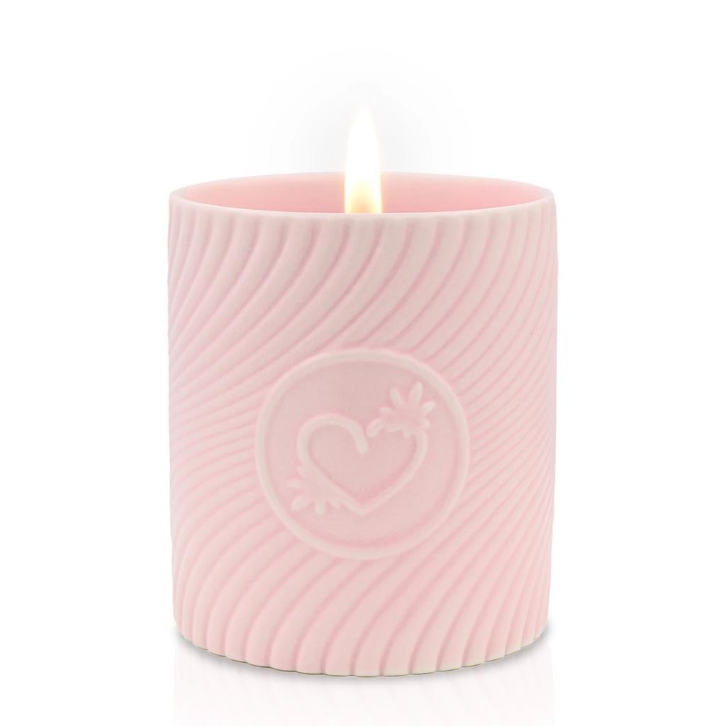 Massage Candle - Highonlove Pink Massage Candle Strawberries & Champagne