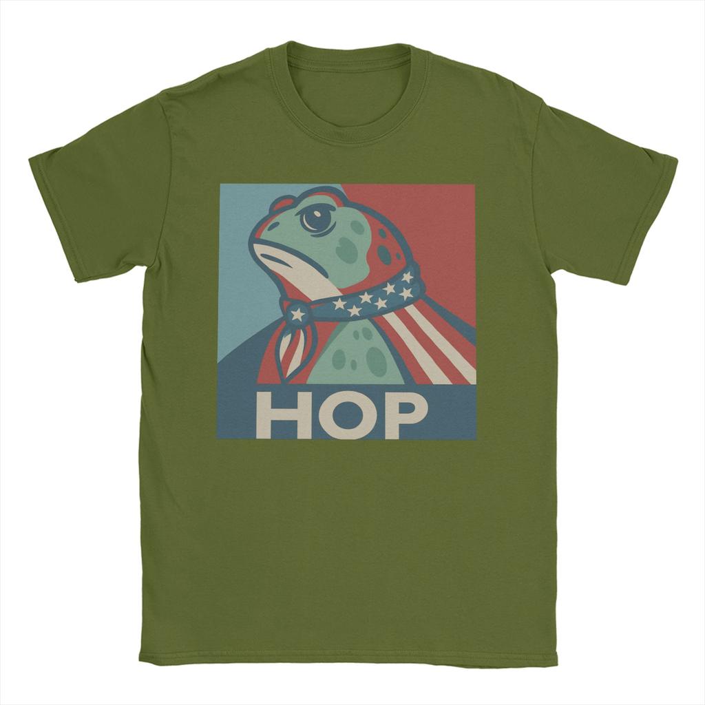 Мужская футболка Portland Frog Resist  Смешная футболка с коротким рукавом и круглым вырезом  100% хлопок Подарочная одежда