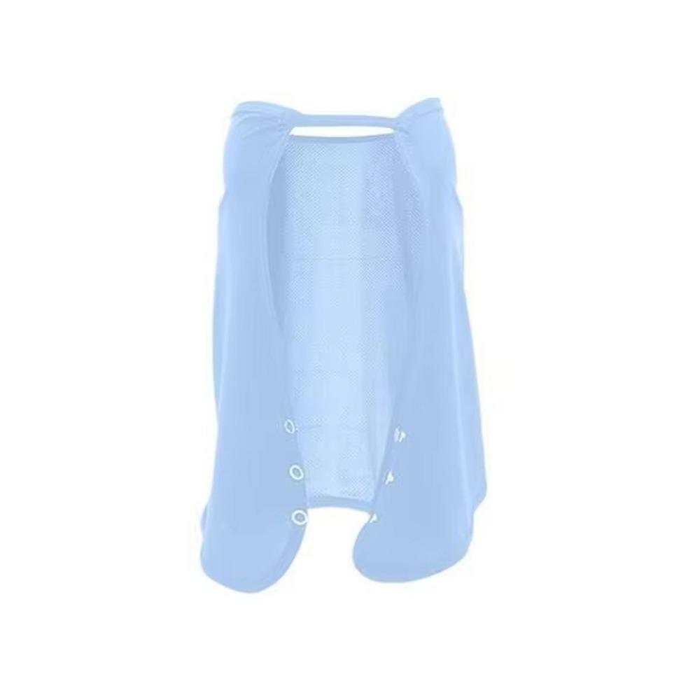 Solid Color Cycling Scarf Quick Drying Face Veil Thin Ice Silk Sunscreen Mask Outdoor